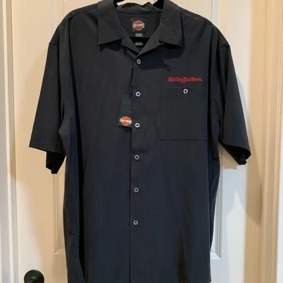 NWT Tori Richard Harley Davidson Mischief Shirt - Picture 5 of 15